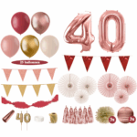 40 jaar versiering rosegoud