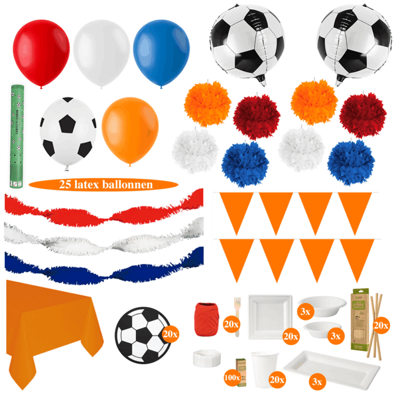 EK WK Voetbal Versiering Pakket