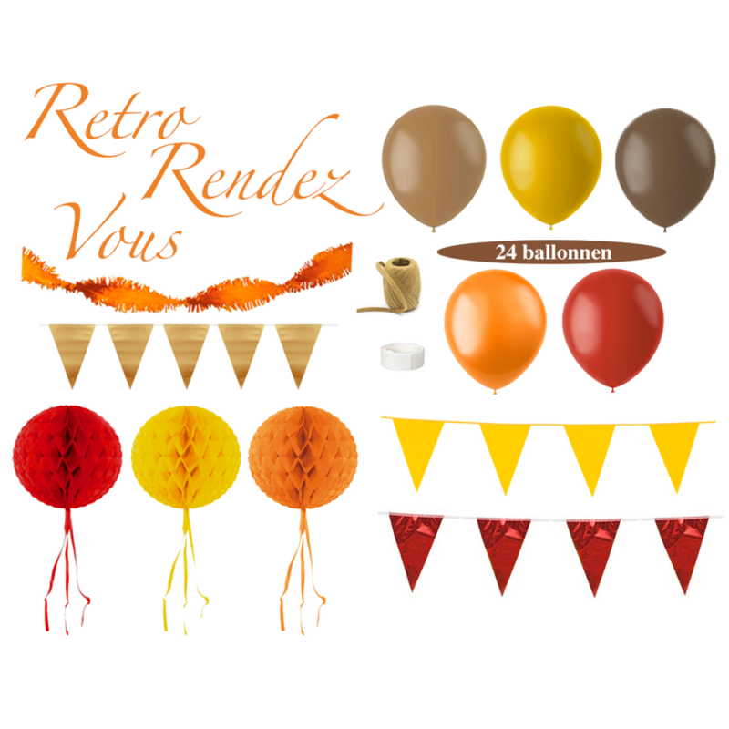 70s Party Feest Versiering