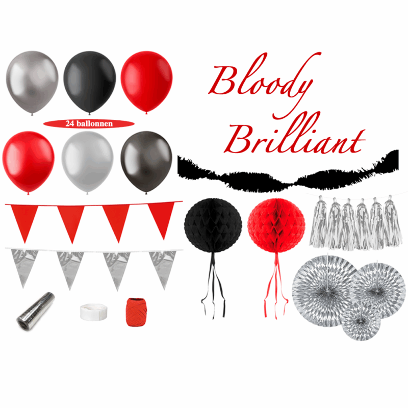Bloody Brilliant – Casino Thema Versiering Pakket
