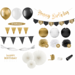 versiering goud zwart wit