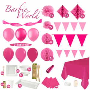 Barbie Thema Feest Versiering Pakket