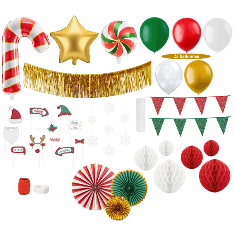 Kerst Thema Feest Versiering Pakket