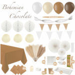 Bohemian Chocolate - Boho Feest Decoratie Versiering Pakket