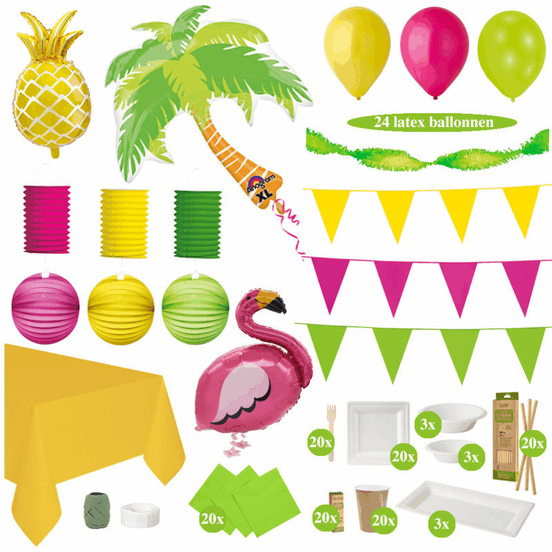 34ab Tropical Hawaii Thema Party Versiering