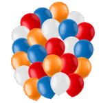 Ballonnen Set – Holland – Rood, Wit, Blauw & Oranje– 24 Stuks