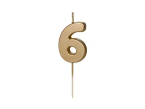 Cijferkaars Goud 6