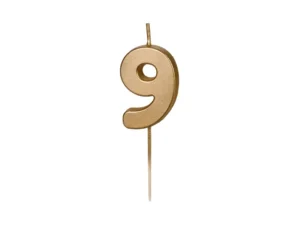 cijferkaars goud 9