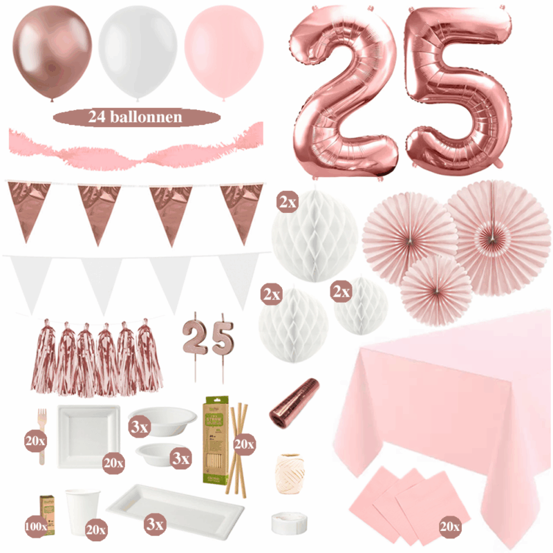 25 jaar versiering