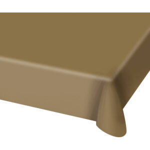 goud plastic tafelkleed