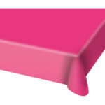 roze plastic tafelkleed