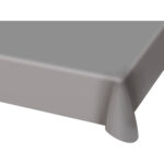 zilver plastic tafelkleed
