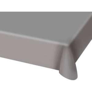 zilver plastic tafelkleed