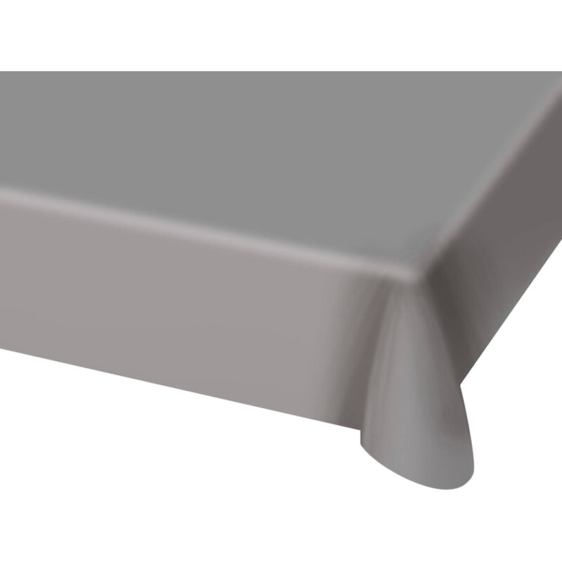 zilver plastic tafelkleed