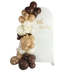 ballonnenboog beige bruin wit